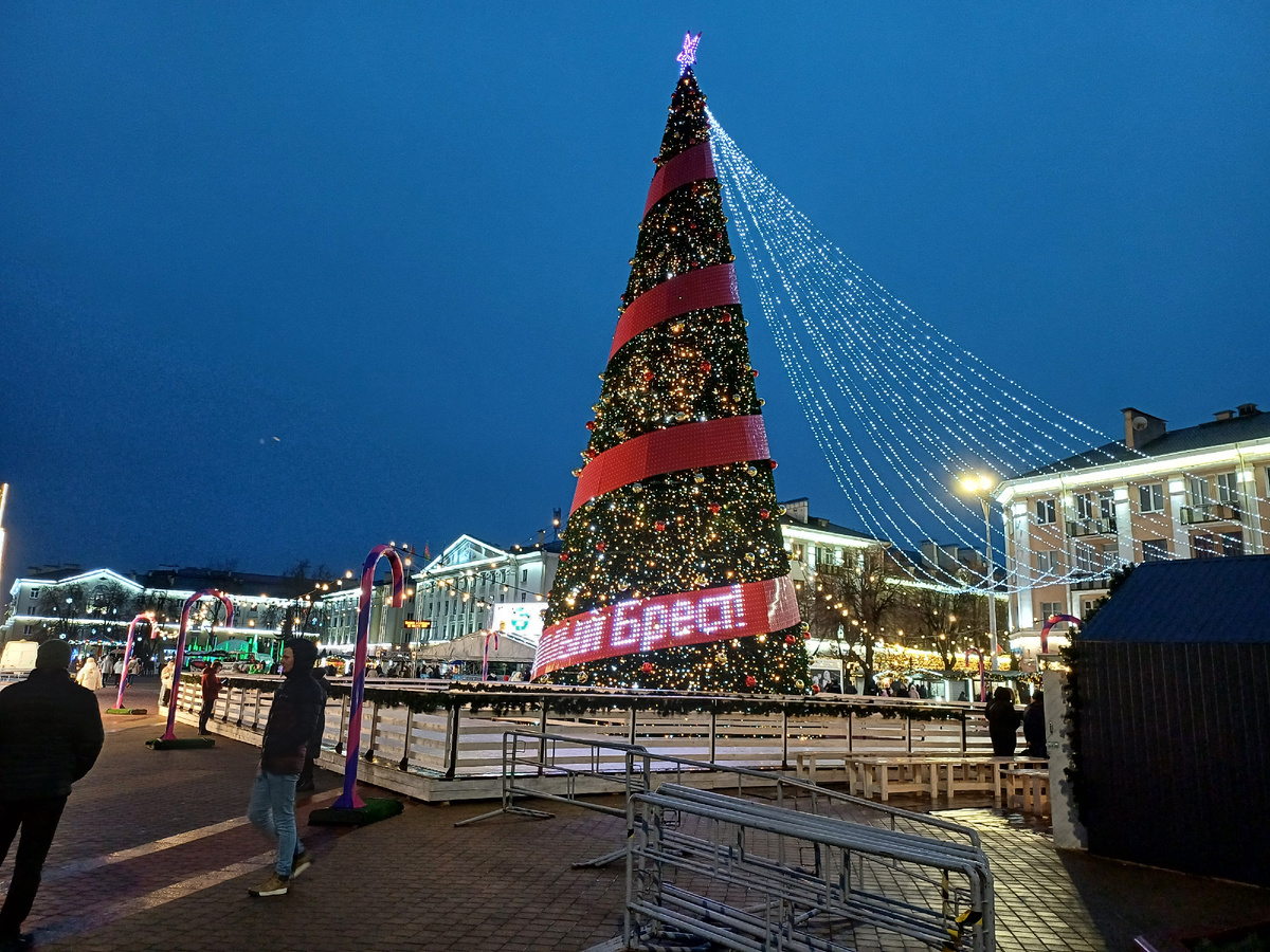 Главная ёлка Бреста 