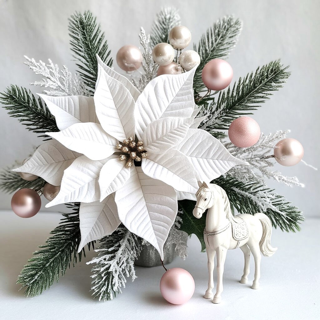 Пуансеттия из изолона или фомиарана