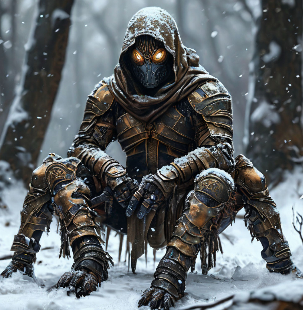 Шедеврум нарисовала вот такого жуткого шумерского скорпиона, но куда-то заныкала его жалящий хвост. Даже нейросеть Скорпов боится 😬 