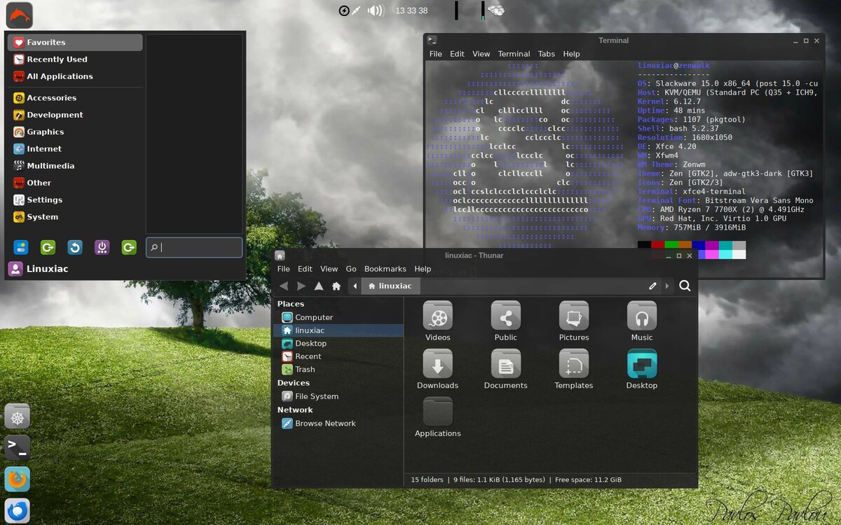 Zenwalk Linux 2024 Santa Clause: Подарок для любителей минимализма