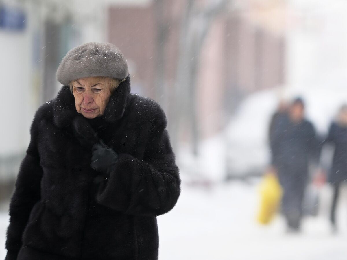    Женщина идет по улице в Москве© РИА Новости / Владимир Астапкович
