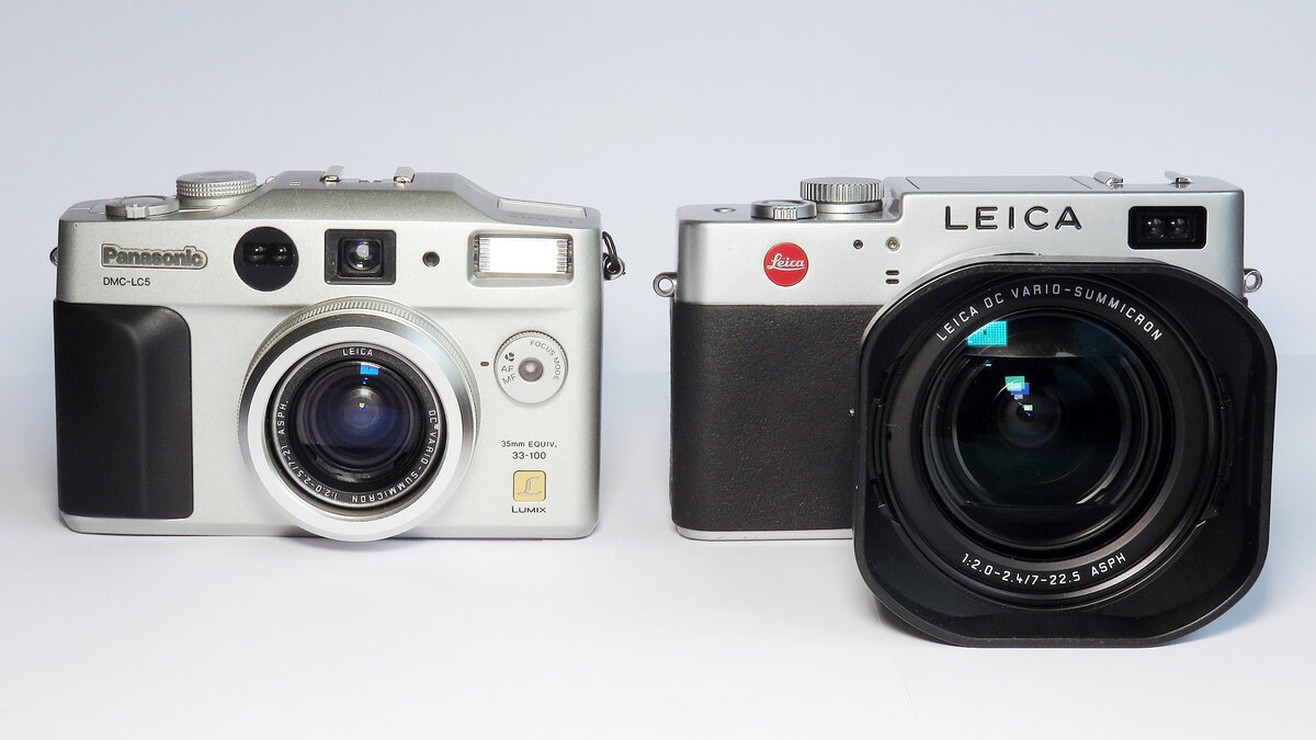 Panasonic LC5 и Leica Digilux 2