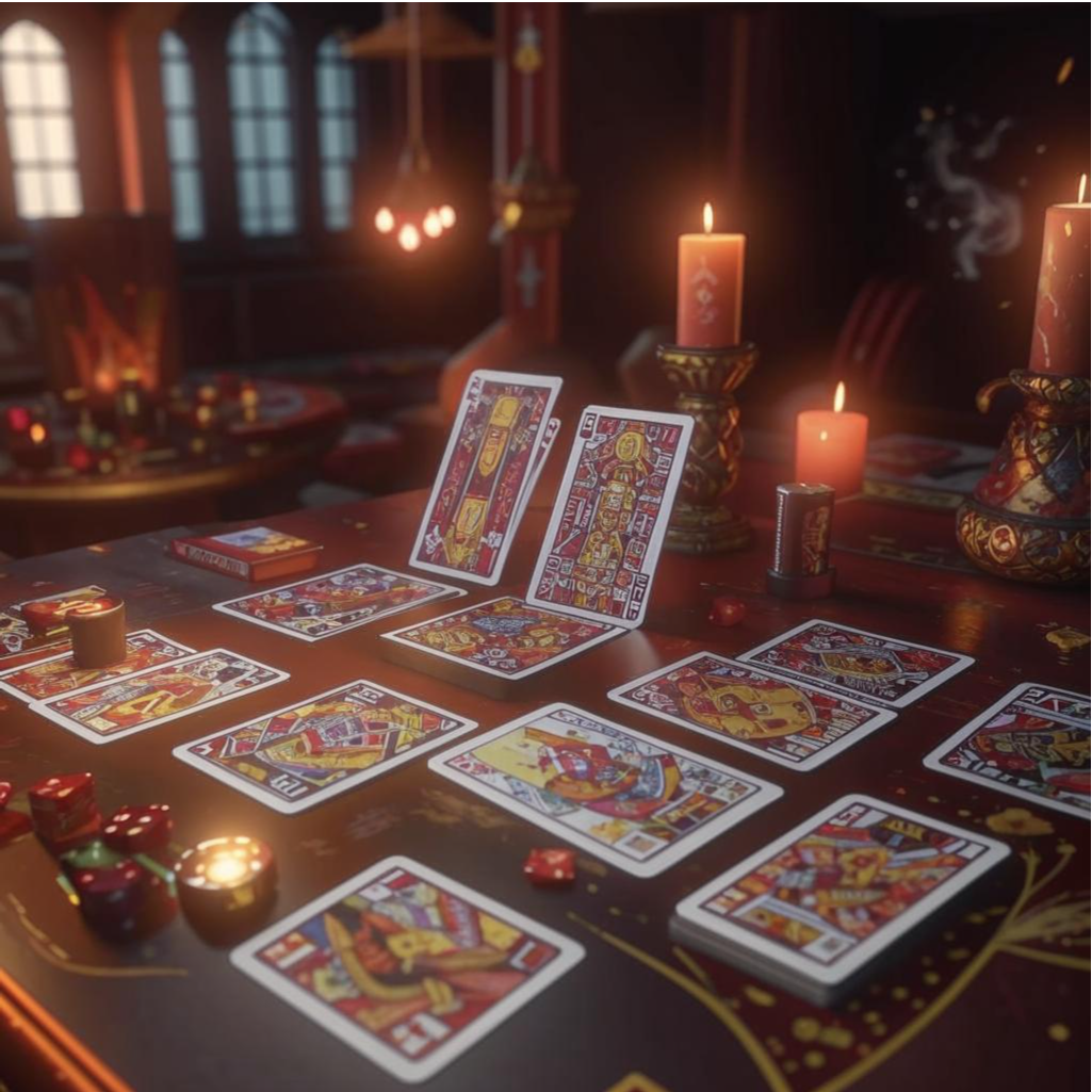 Карты. Иллюстрация сгенерирована нейросетью