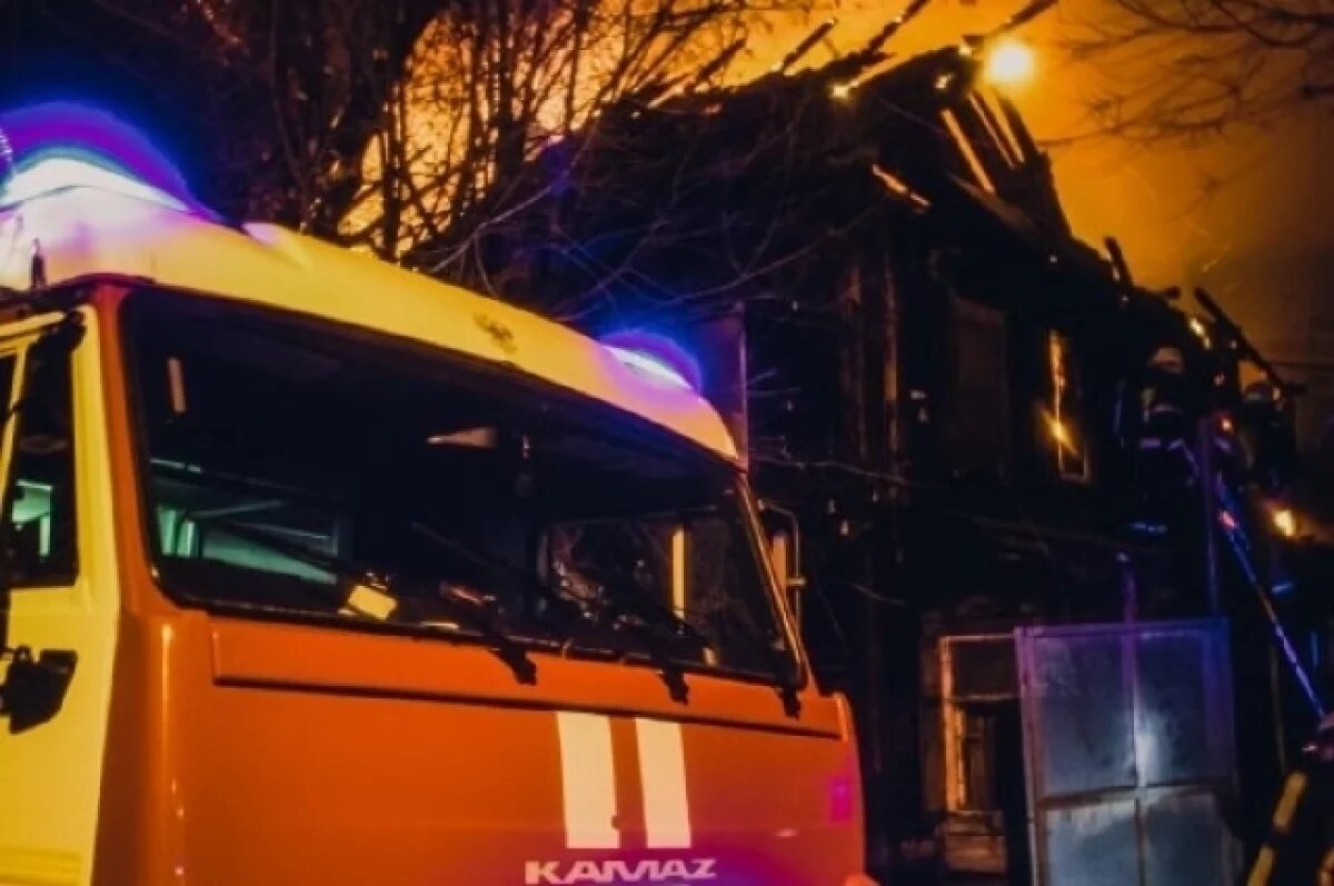    В пожаре под Астрахань пожар унес жизнь пожилого мужчины