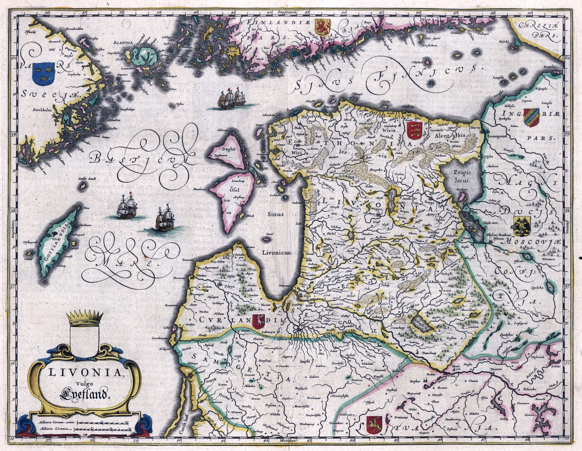 1647 map of Latvia - Estonia (Livonia) Oost-europa, Rusland https://www.pinterest.fr/pin/596023331928446949/