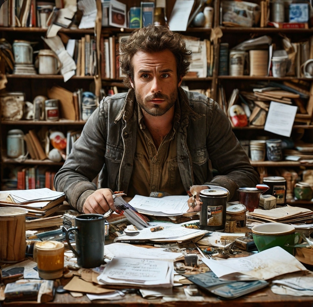 Заваленный стол с разбросанными бумагами, кружками кофе и недопитыми энергетиками. Или человек с измученным лицом, окруженный горой задач, которые кажутся неразрешимыми