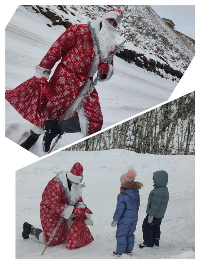 «Сегодня сделали детей счастливыми так просто... Когда взрослые становятся волшебниками, для этого всего лишь нужно было: взять у детей письма с посланиями к дедушке и найти костюм Деда Мороза. Берегите сказки и детство, верьте в чудеса!»
Фото: vk.com/id272051212
