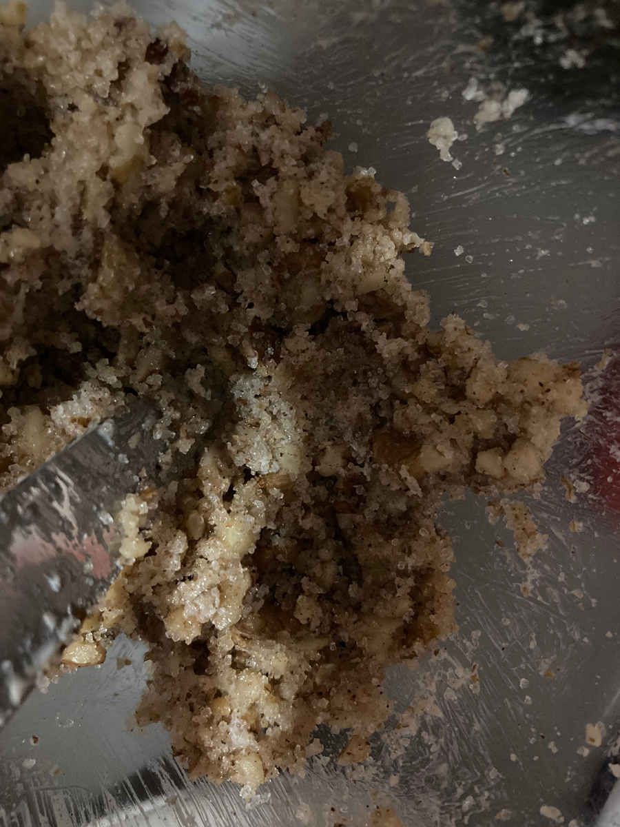 Орехово-масляно-сахарно-коричная начинка 