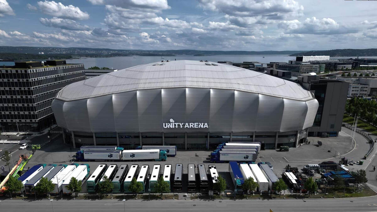    Арена в норвежском Бёруме, где состоится главный матч года