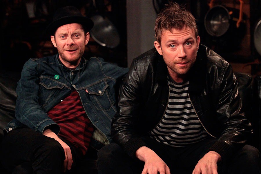 Джейми Хьюлетт(слева) и Деймон Албарн(справа)