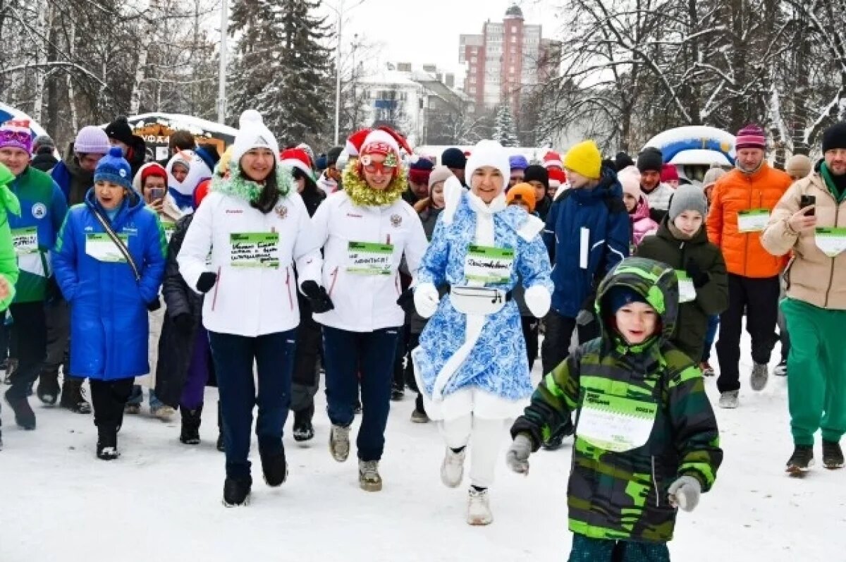    Уфимский новогодний «Забег обещаний» побил рекорд по количеству участников