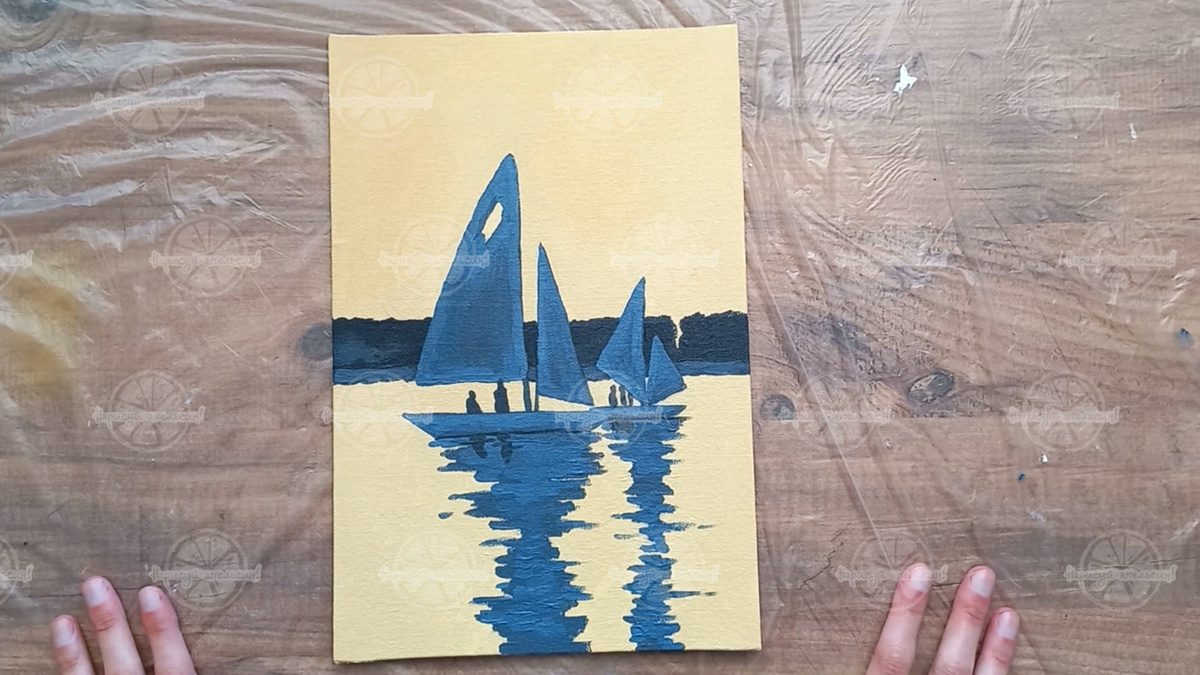 А не покрыть ли нам фон золотом?!