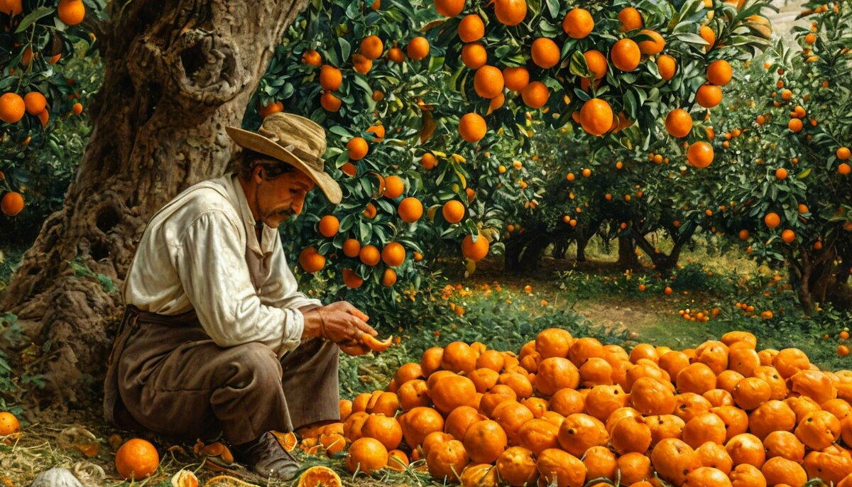 апельсины и француз