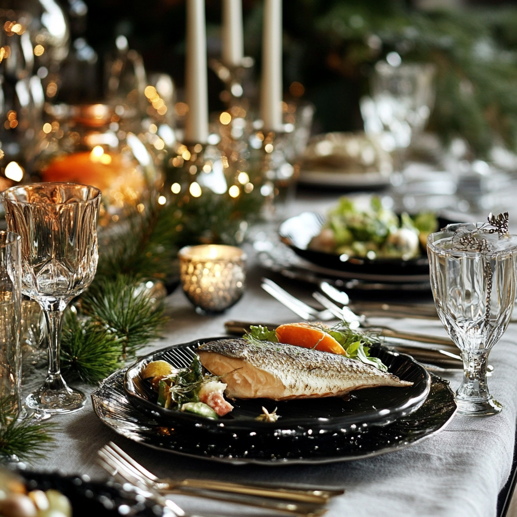 Атмосфера праздника и столовое серебро