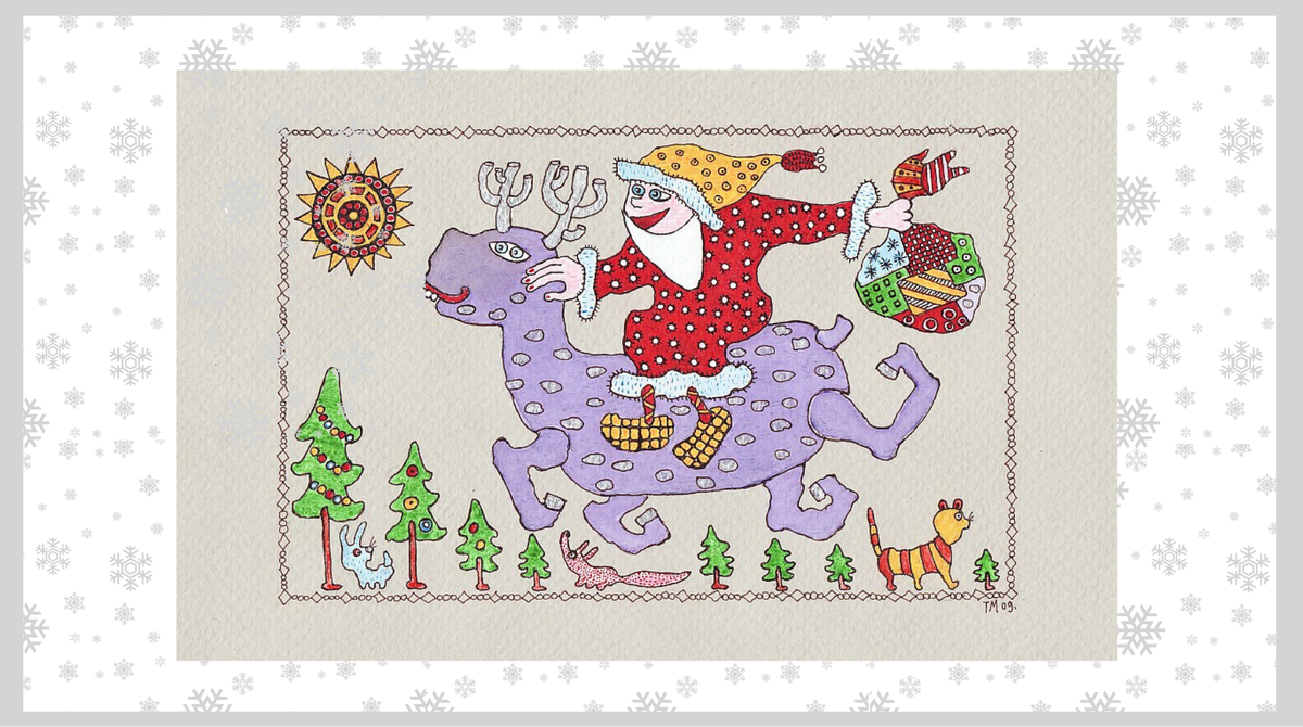 Рисунки Татьяны Морозовой из Эвенкийского цикла