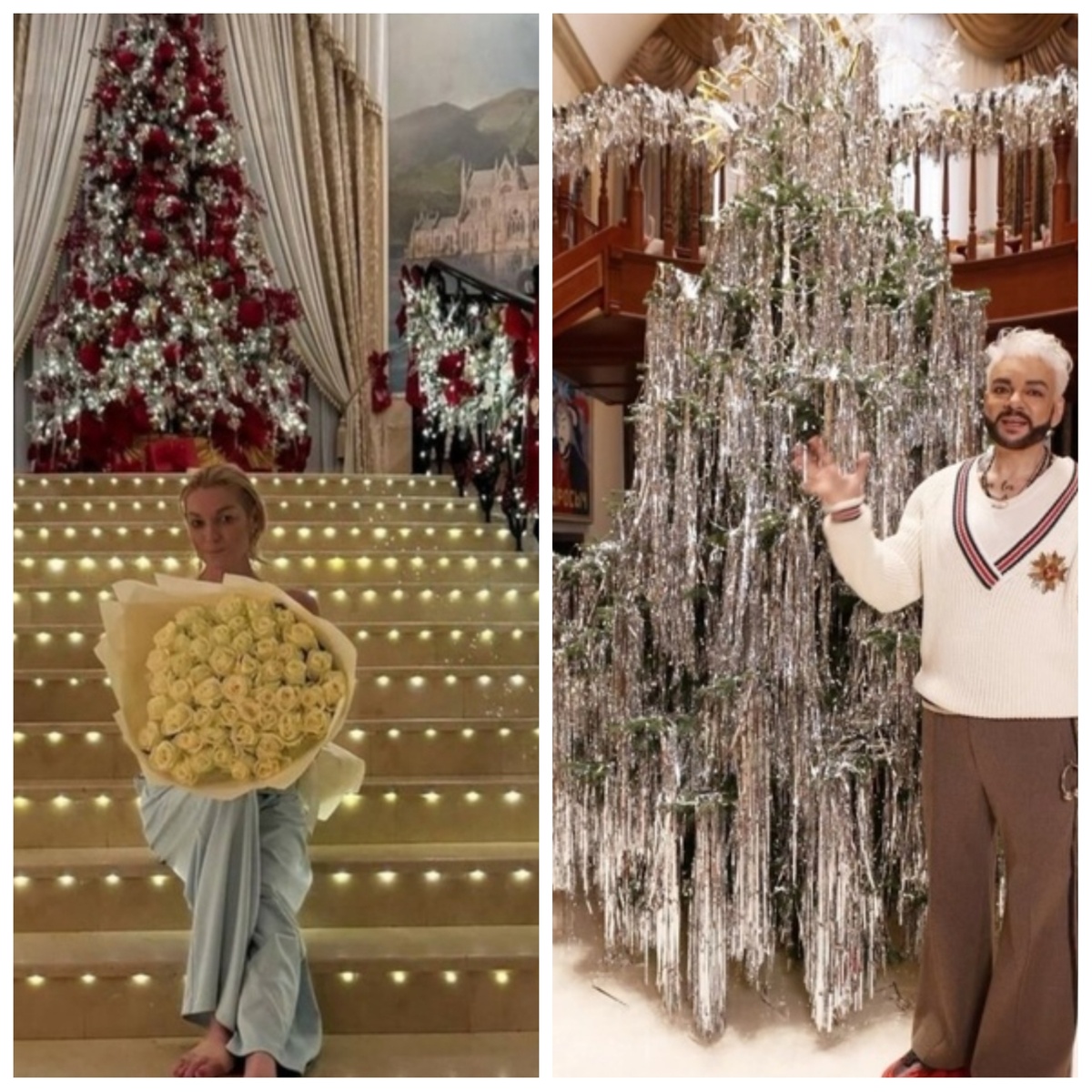 Ëлка Анастасии Волочковой и  Филиппа Киркорова  декабрь 2024г 