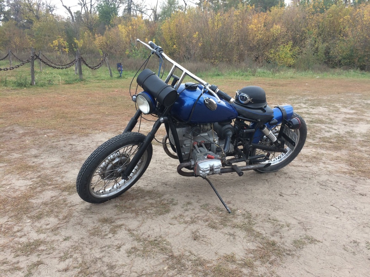    Дизельный мотоцикл на базе Минска: Как мотолюбитель создал уникальный аппарат