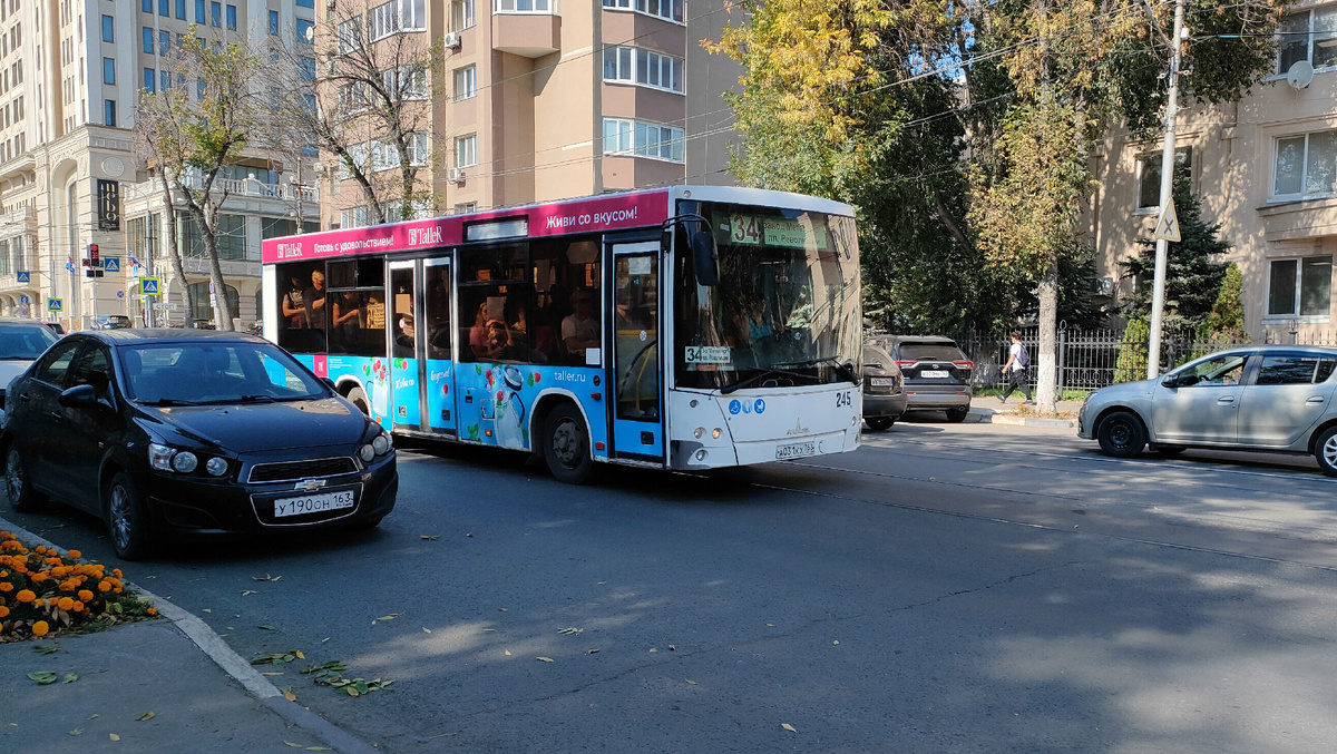 ул. Красноармейская, автобус МАЗ-206, маршрут № 34