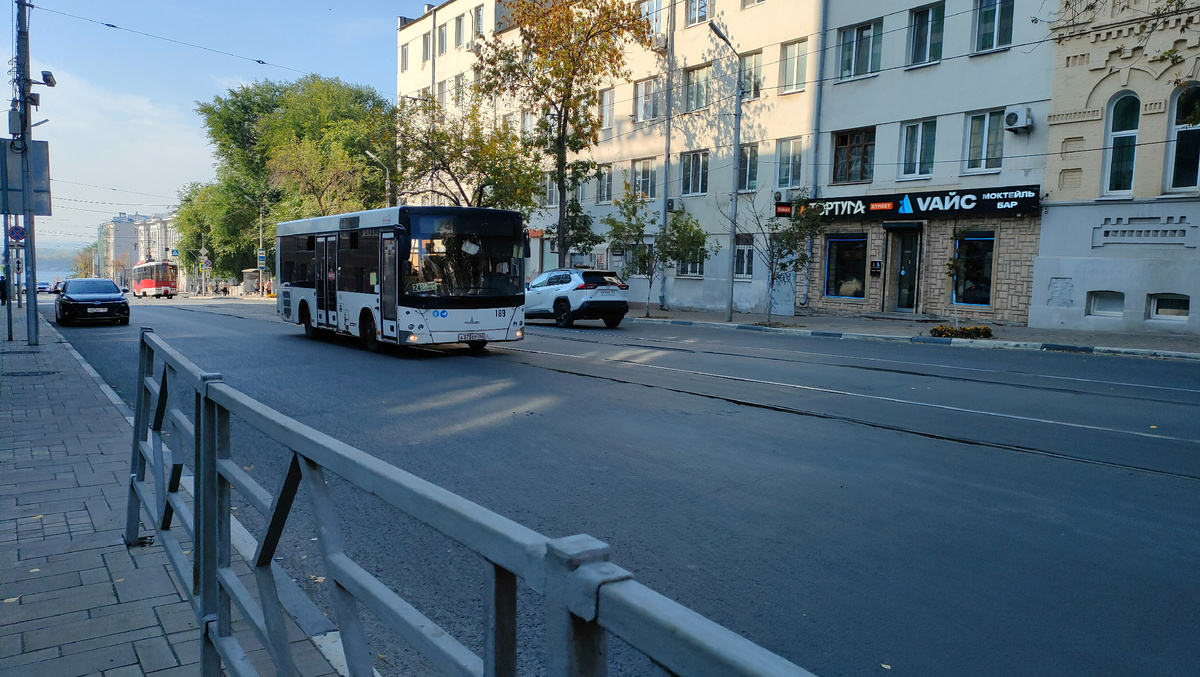 Красноармейская ул., маршрут № 24, автобус МАЗ-206