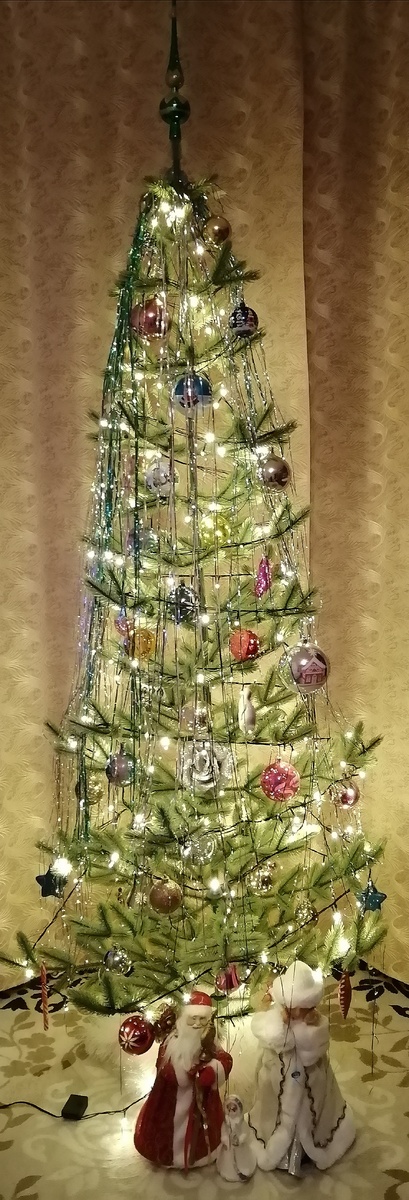 Наша скромная елка. 