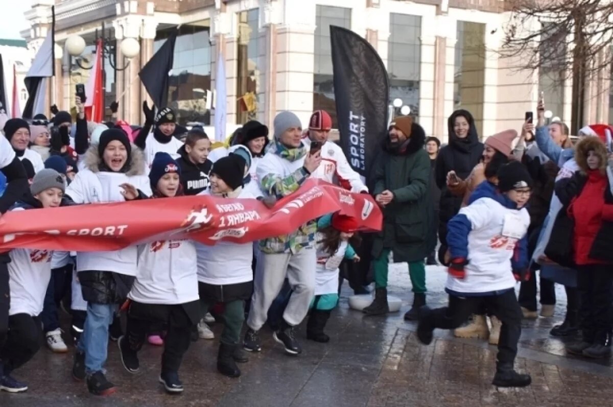    3500 человек участвовало в новогоднем забеге в Пензе