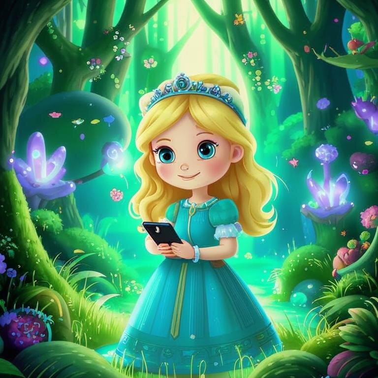 Милая принцесса по мнению ИИ