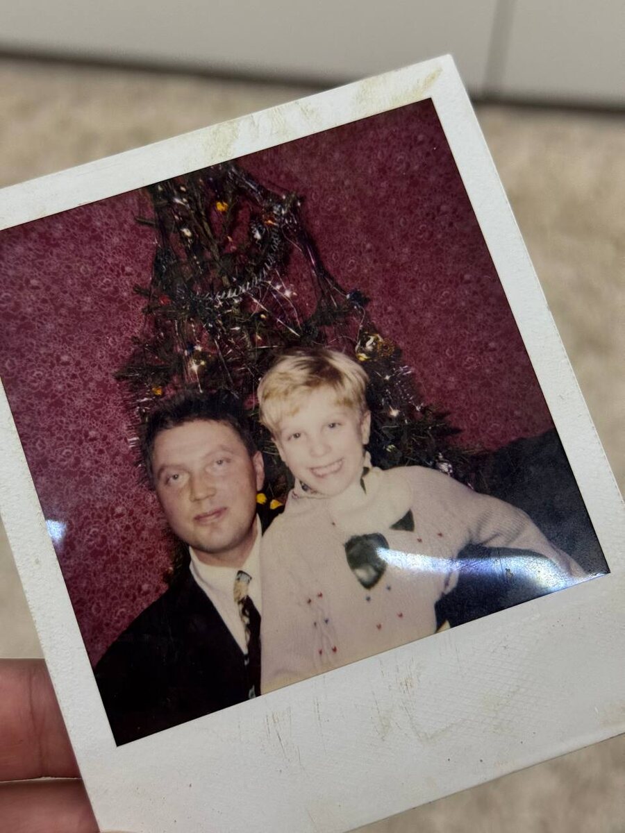 я с папой в 98 году