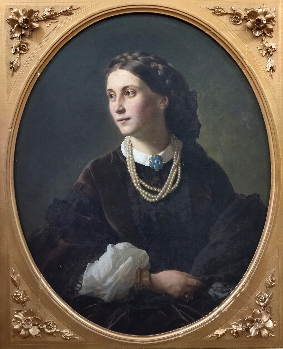 Портрет Е.И. Шупинской, худ. Ф.К.Винтерхальтер