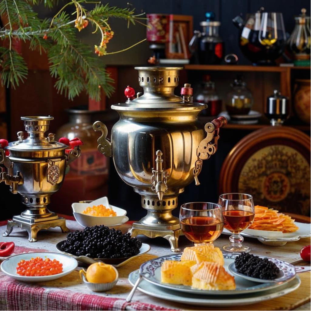 Пиршество, картинка создана ИИ