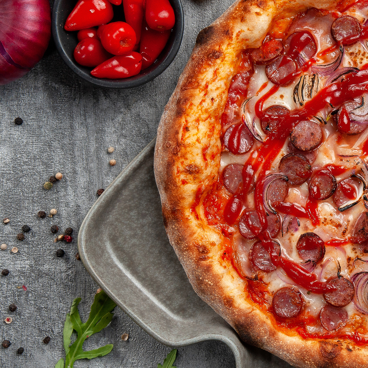 Фуд фотография пиццы. Фотограф Владислав Степашов.