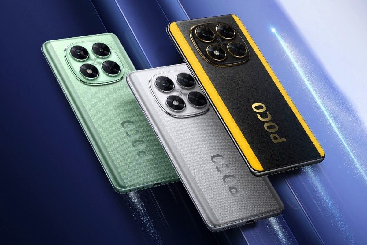 Смартфон POCO X7 в трёх цветовых вариантах