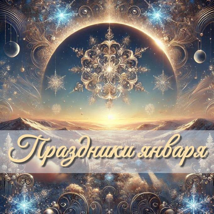 Главные праздники января 2025 ❆ Праздники.ру