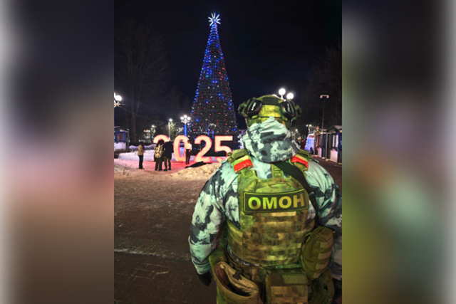 В Тверской области правопорядок на Новый год помогли обеспечить росгвардейцы