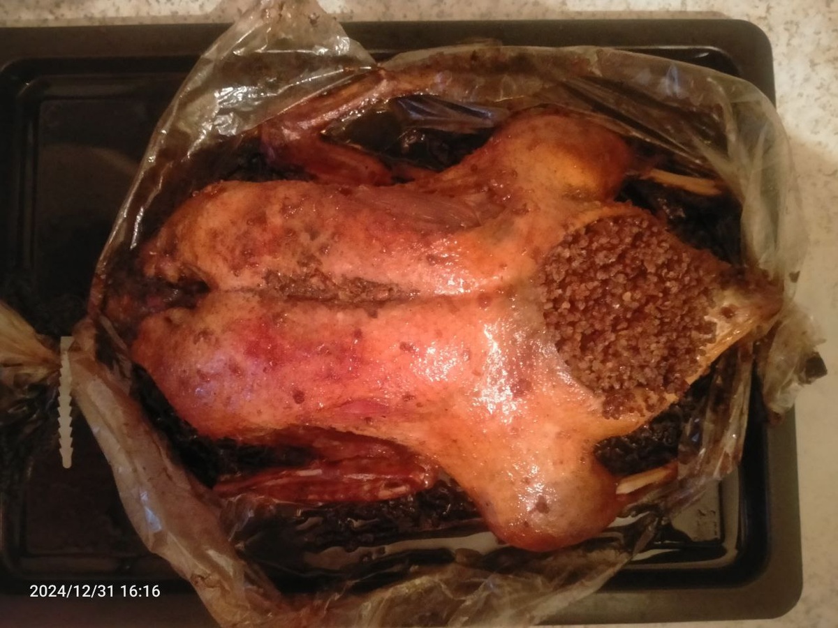 Моя новогодняя утка. Фотография автора