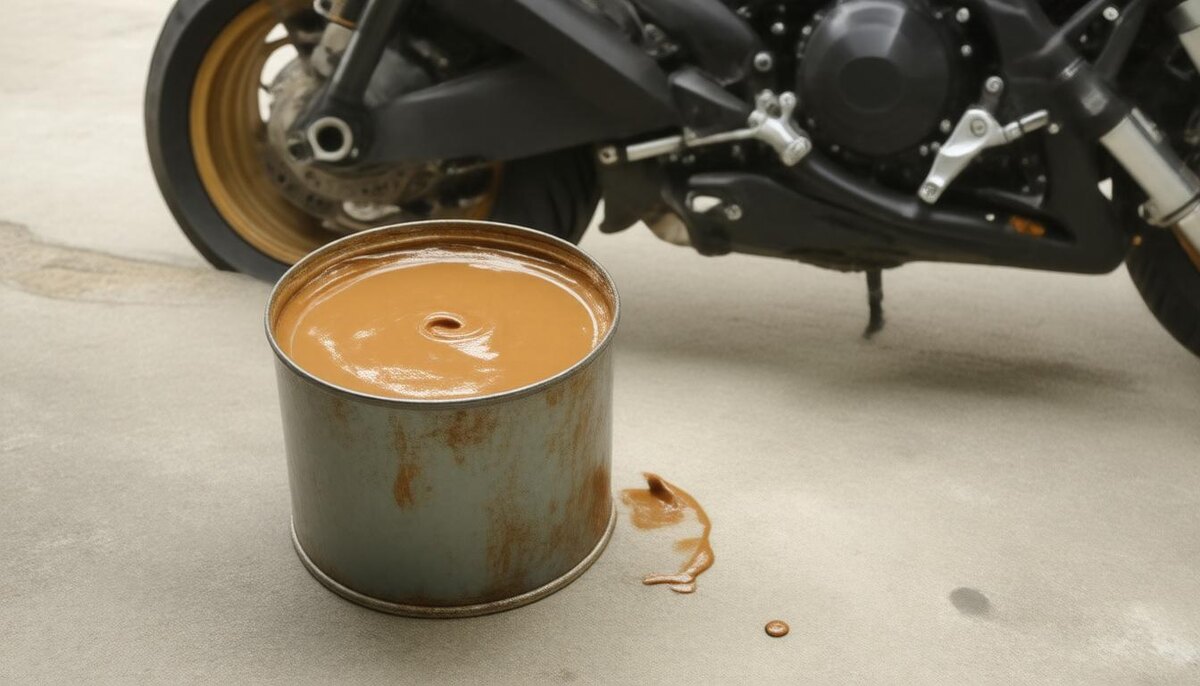 Картинка 1. Лайфхаки по смазке мотоциклетных цепей и связей