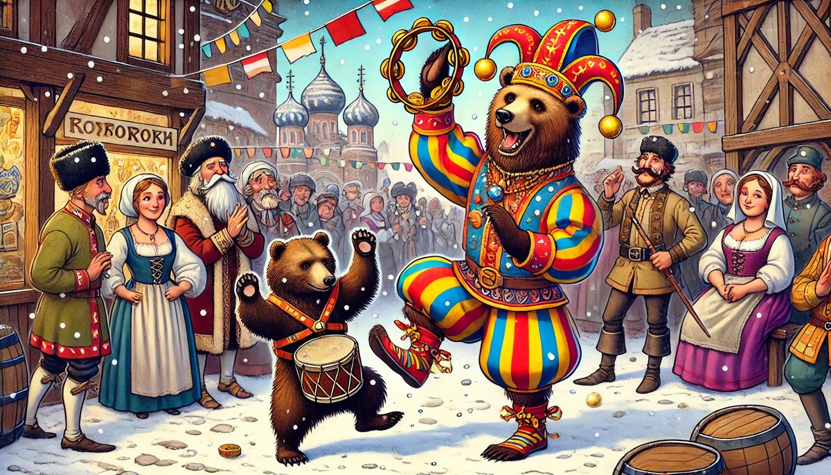 «Настоящий московитский медведь» и скоморохи-шпионы