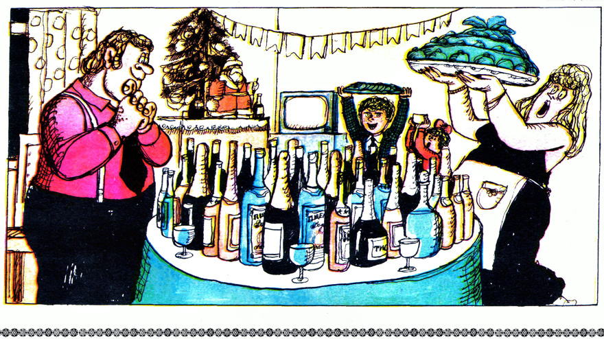 Художник Р. Сахалтуев. Журнал «Перець» 1980 №24