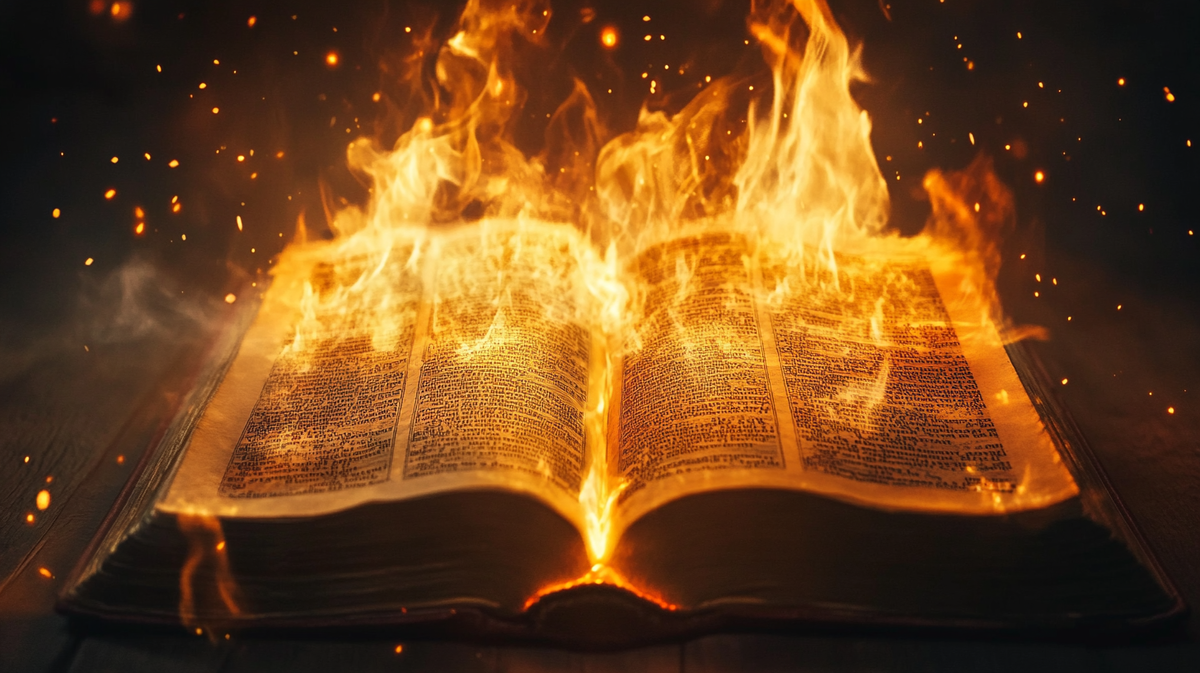 Так представляют Огненную Библию мистики и искатели истины