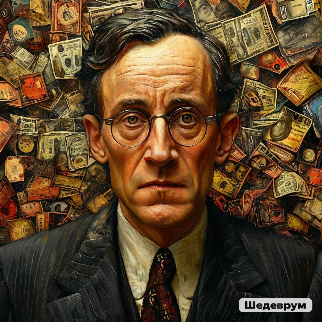 Часть цитаты является промтом картинки