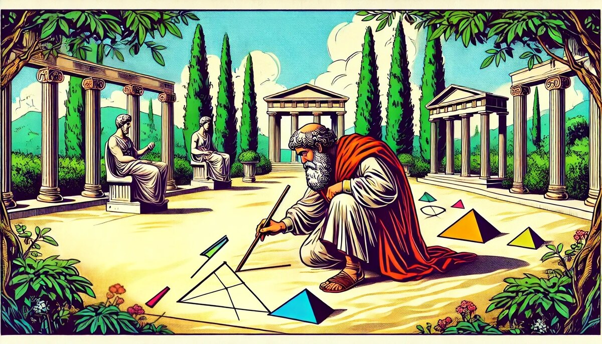 Древние греки были первыми, кто подошёл к вопросу системности системно. Именно они придумали понятие Системы. Той, что является суммой, которая всегда больше своих составляющих!