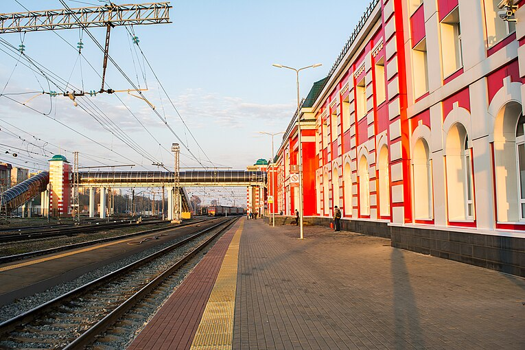 Вокзал в Рузаевке. Фото с сайта https://ru.wikipedia.org/wiki/Рузаевка_(станция). взято с Яндекс.Картинки