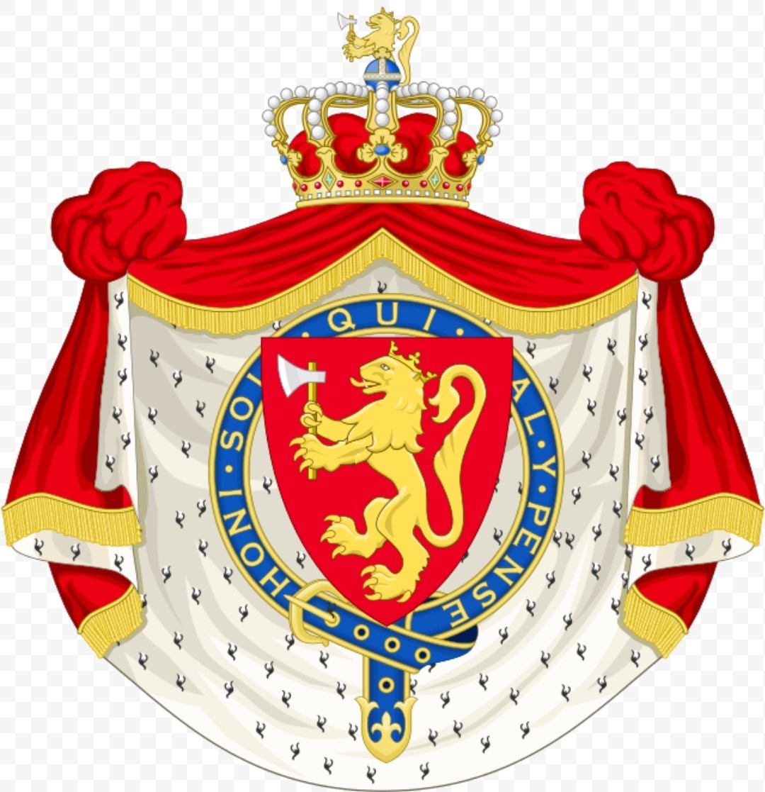 Герб королей Норвегии, из интернета.