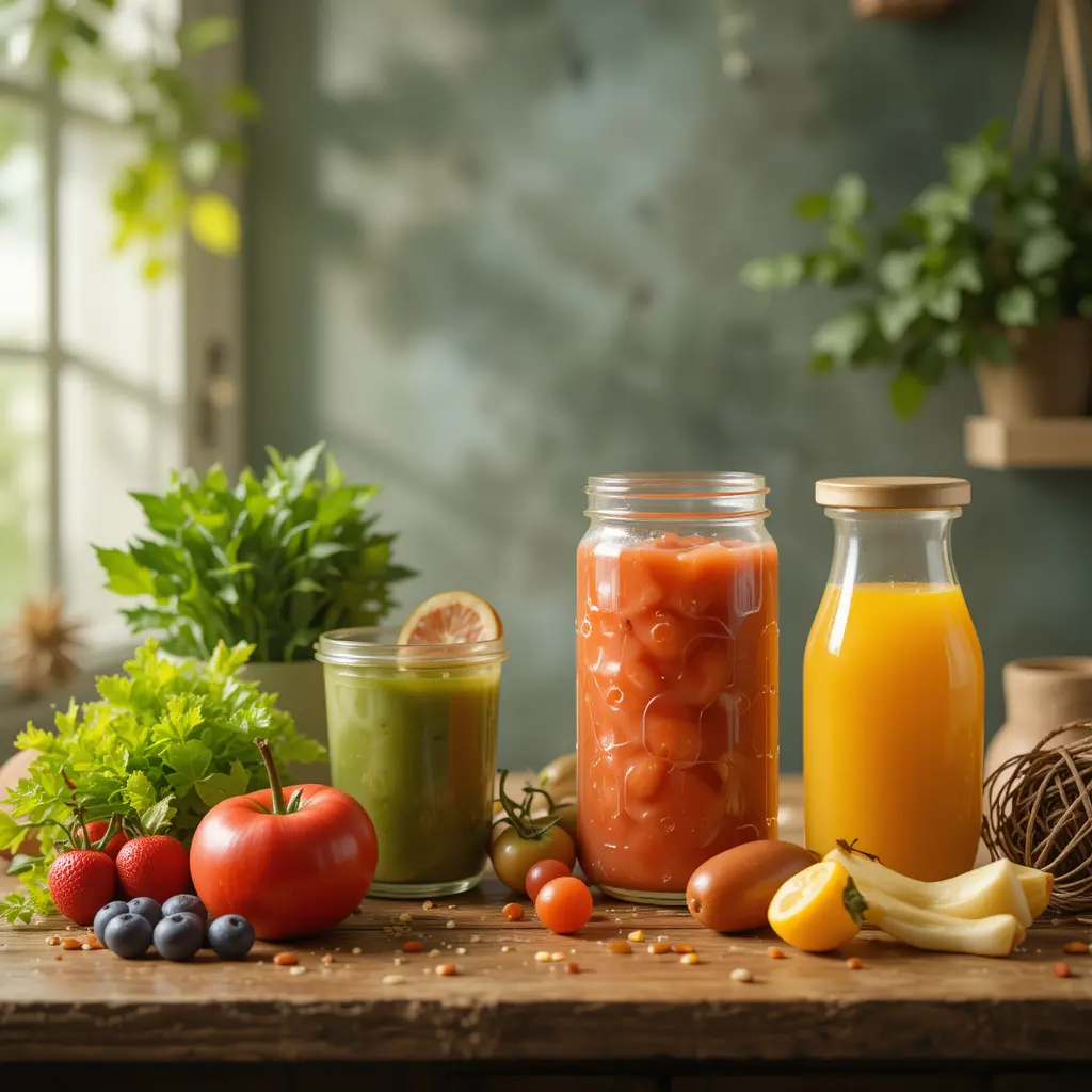 Смузи из фруктов и овощей