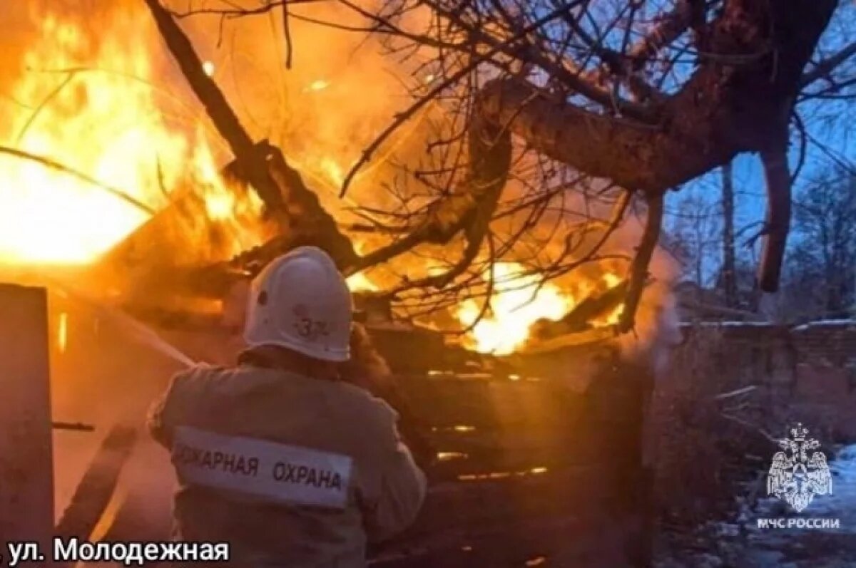   В Тульской области за сутки потушили восемь пожаров