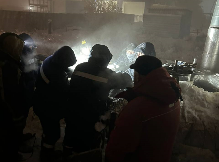 Сантехники в Якутии больше всего напоминают космонавтов / Фото: пресс-служба АО «Теплоэнергия»