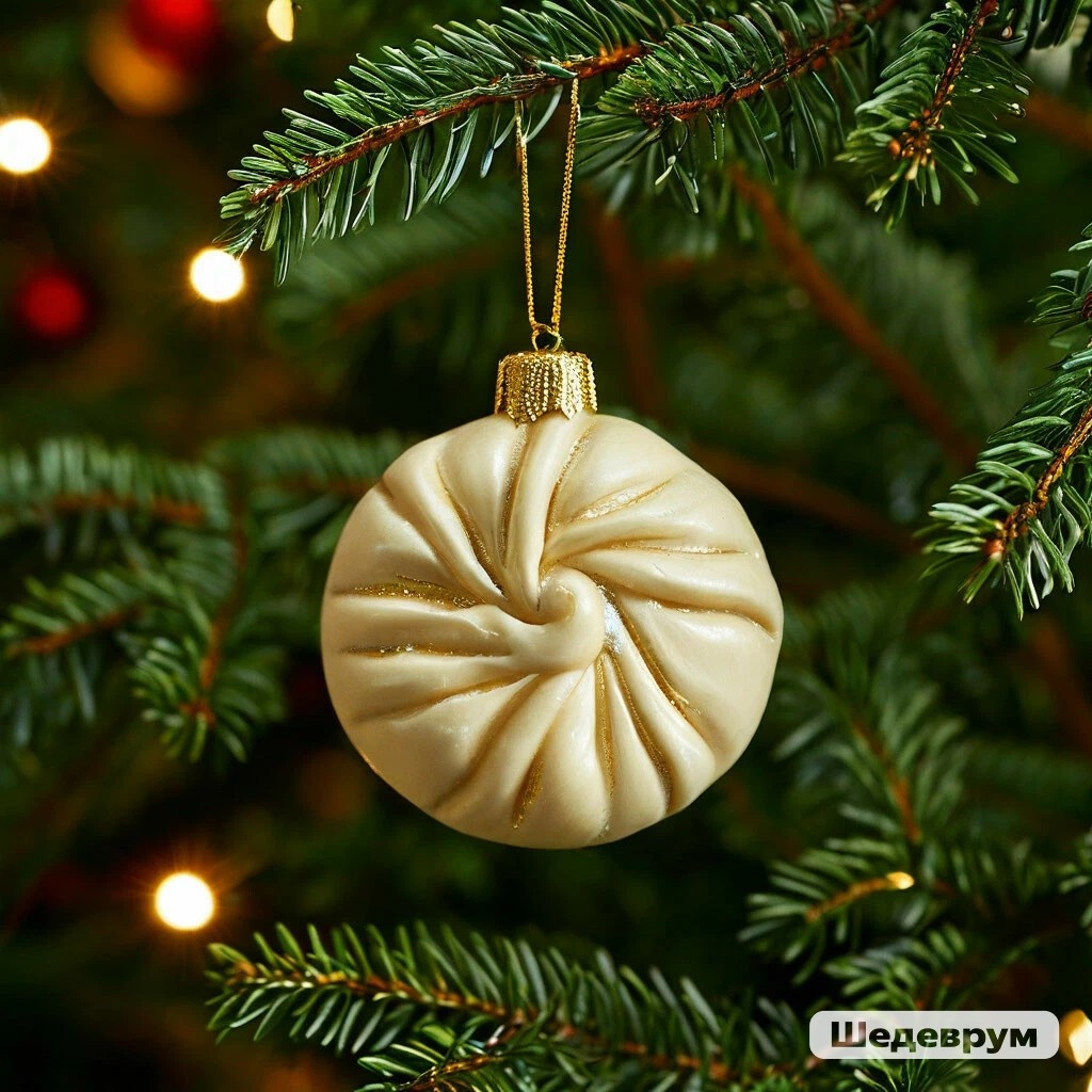 Вот, так запрос "новогодние пельмешки" понял шедеврум. Самый умный, что ли? 