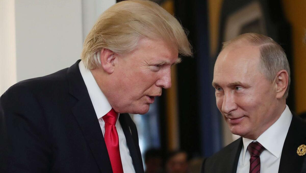 Д. Трамп и В. В. Путин