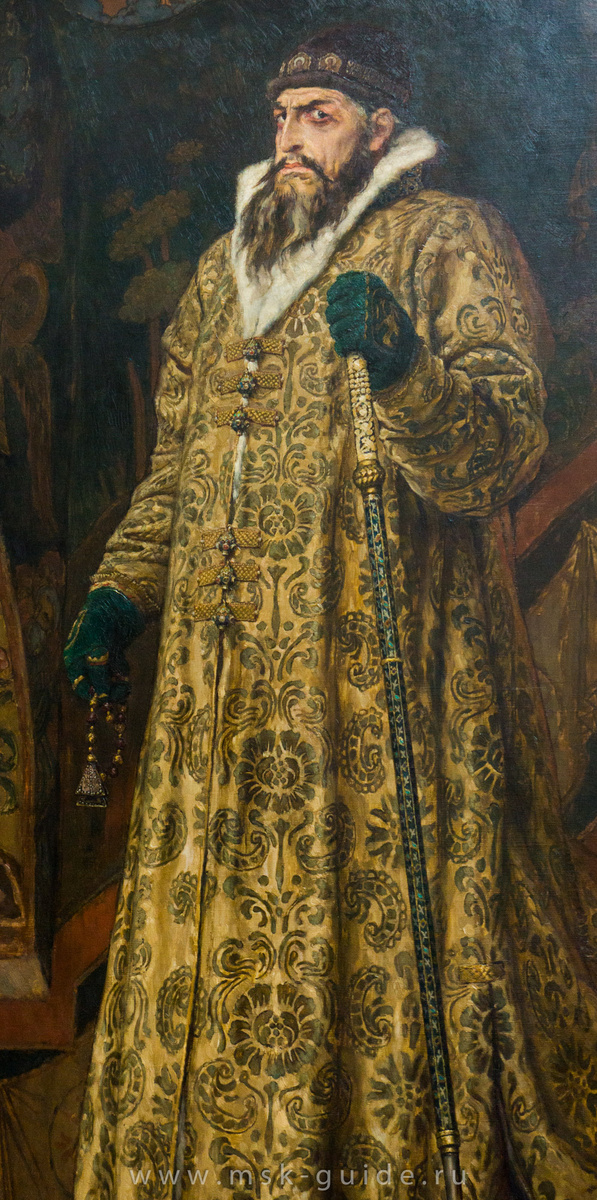 Картина Виктора Васнецова «Царь Иван Васильевич Грозный» Третьяковская галерея
