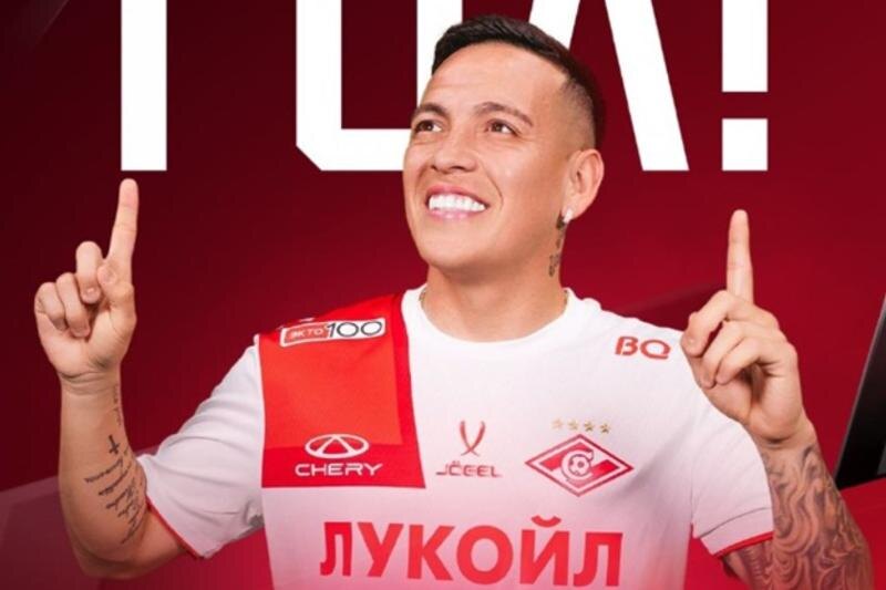    © Telegram-канал ФК «Спартак-Москва» / Слишкович назвал полузащитника «Спартака» Эсекьеля Барко лучшим футболистом в России