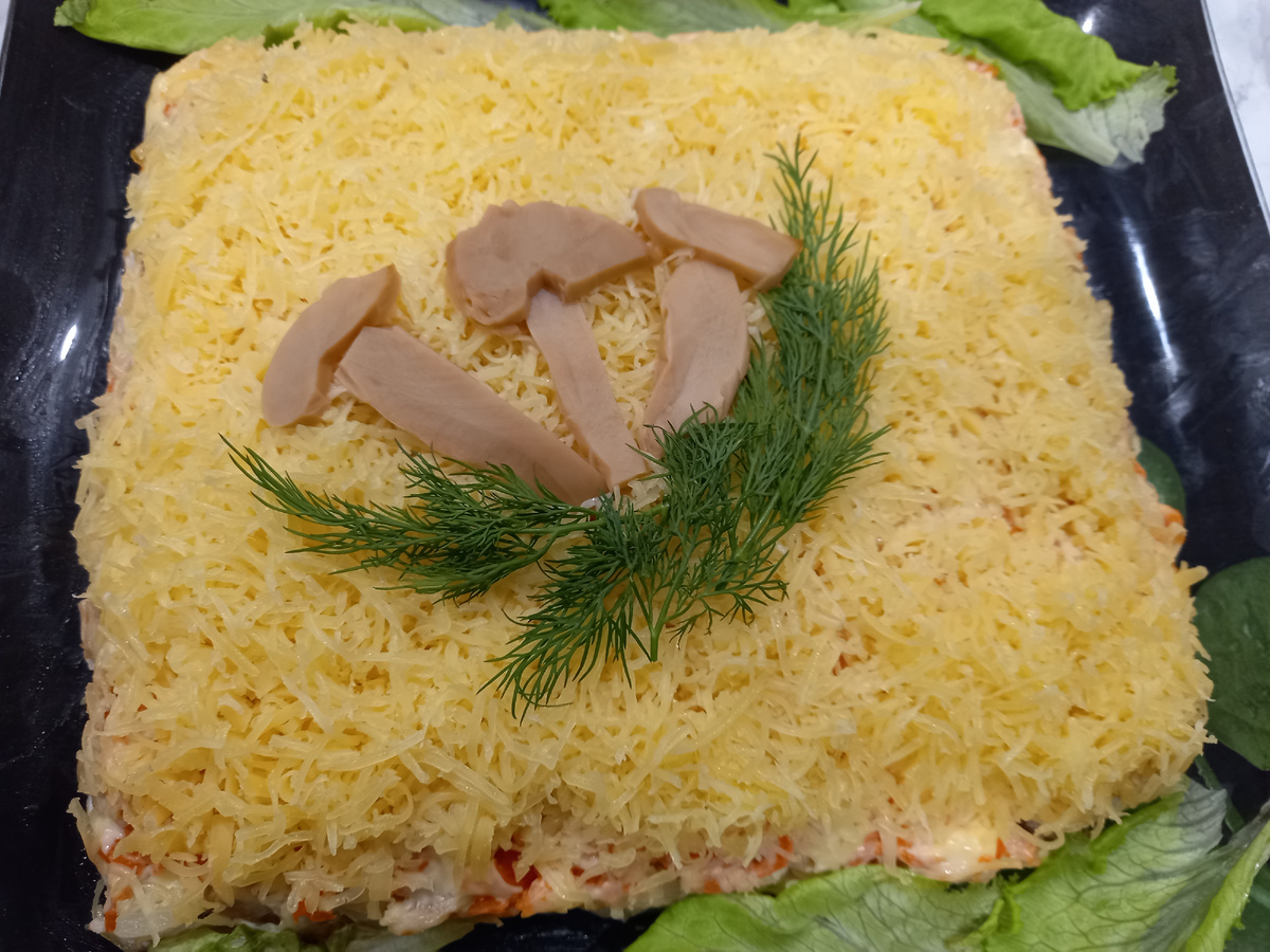 Царский салат и на вкус, как королевское угощение